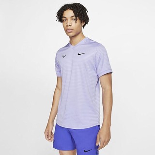 Top Nike Rafa Challenger Maneca Scurta Tennis Barbati Violet Negrii | YPSR-02713